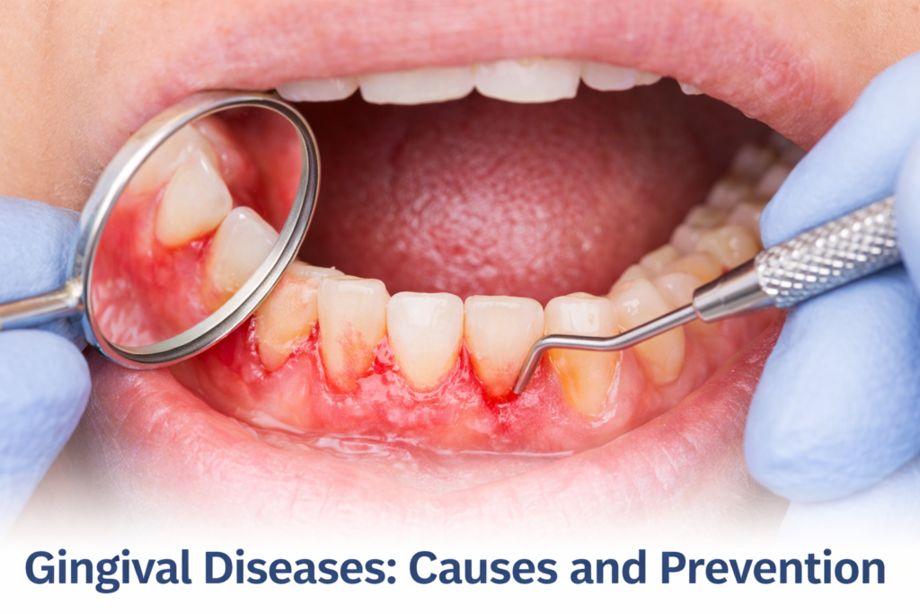 Gingival diseases dental examination